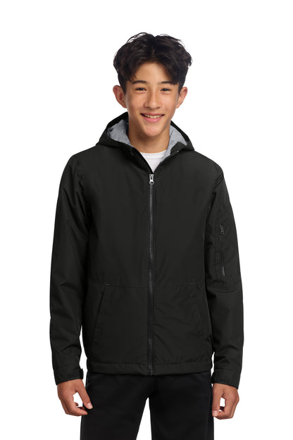 SanMar YST56_black_model_front.jpg