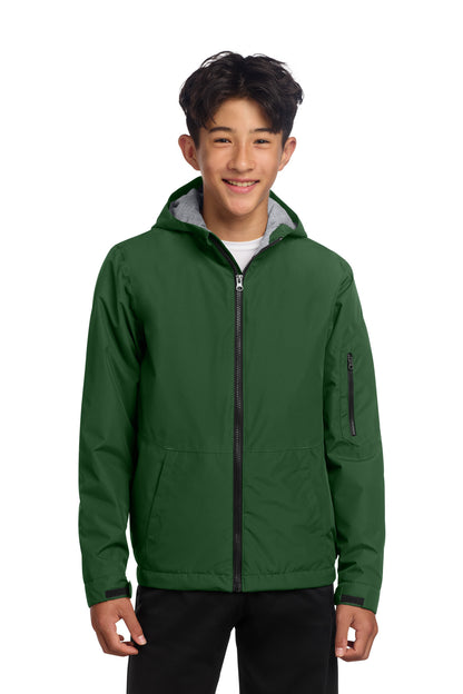 SanMar YST56_forestgreen_model_front.jpg