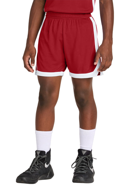 SanMar YST901_deepredwhite_model_front.jpg
