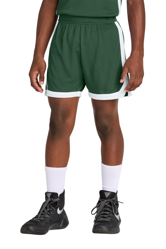 SanMar YST901_forestgreenwhite_model_front.jpg
