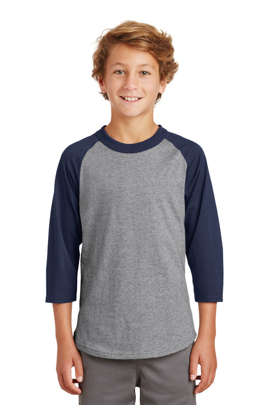 Sport-Tek Youth Colorblock Raglan Jersey. YT200