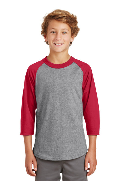 Sport-Tek Youth Colorblock Raglan Jersey. YT200