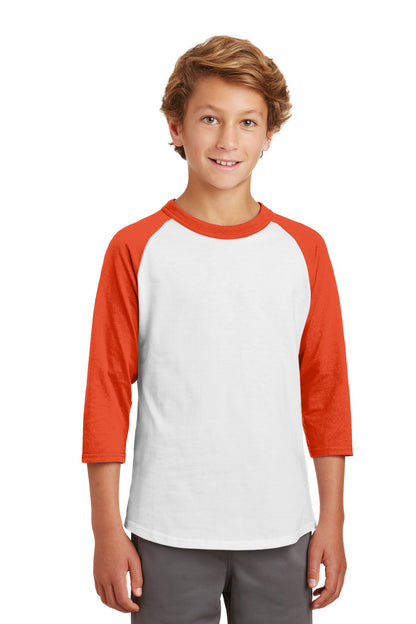 Sport-Tek Youth Colorblock Raglan Jersey. YT200
