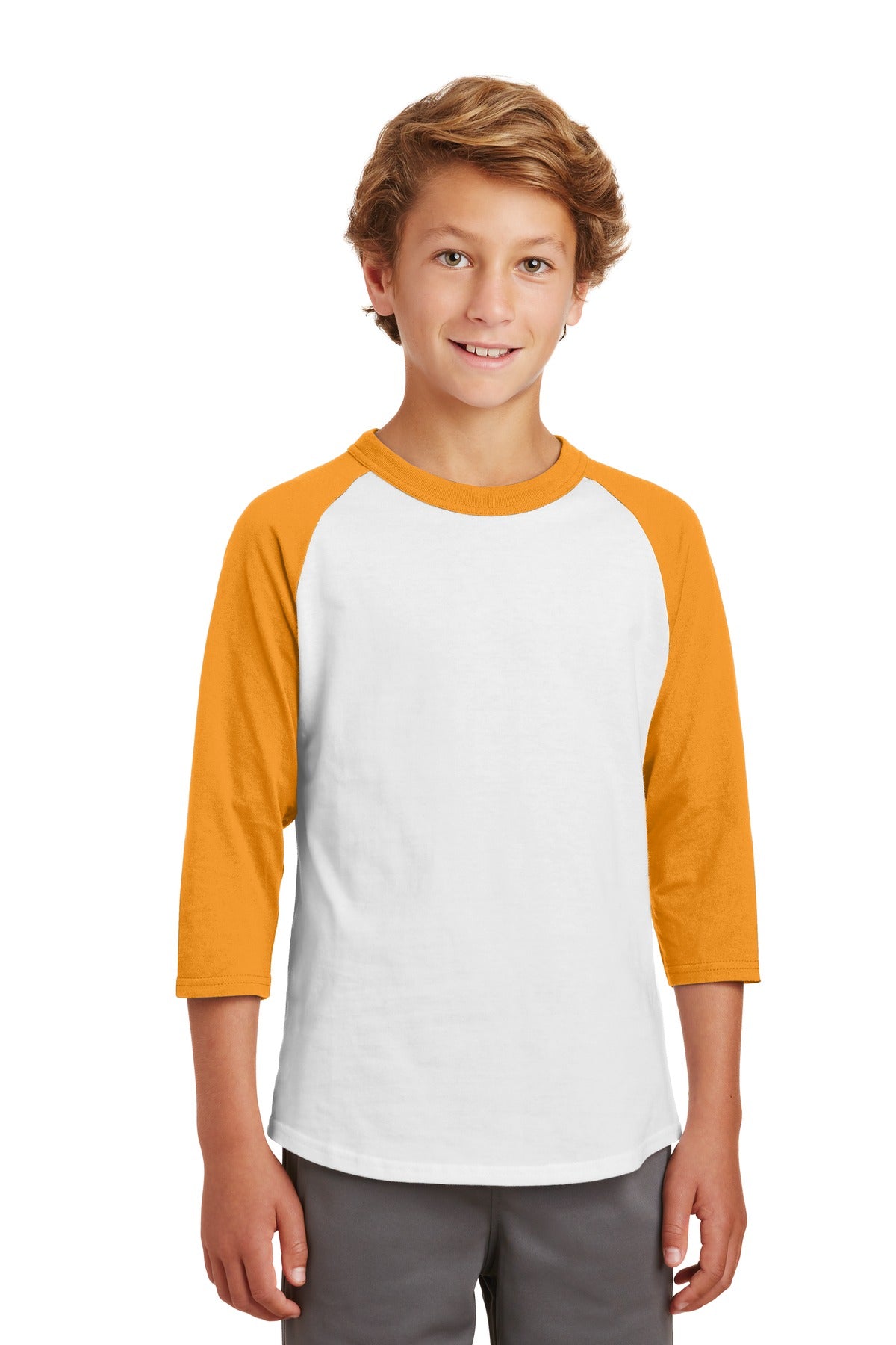 Sport-Tek Youth Colorblock Raglan Jersey. YT200