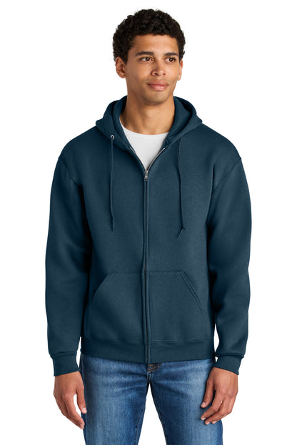 Jerzees Rugged Unisex Full-Zip Hooded Sweatshirt Z12M