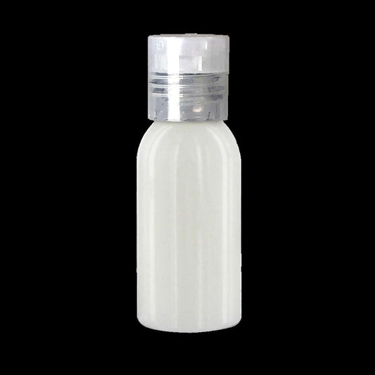 1 oz Lotion in Clear Round Bottle