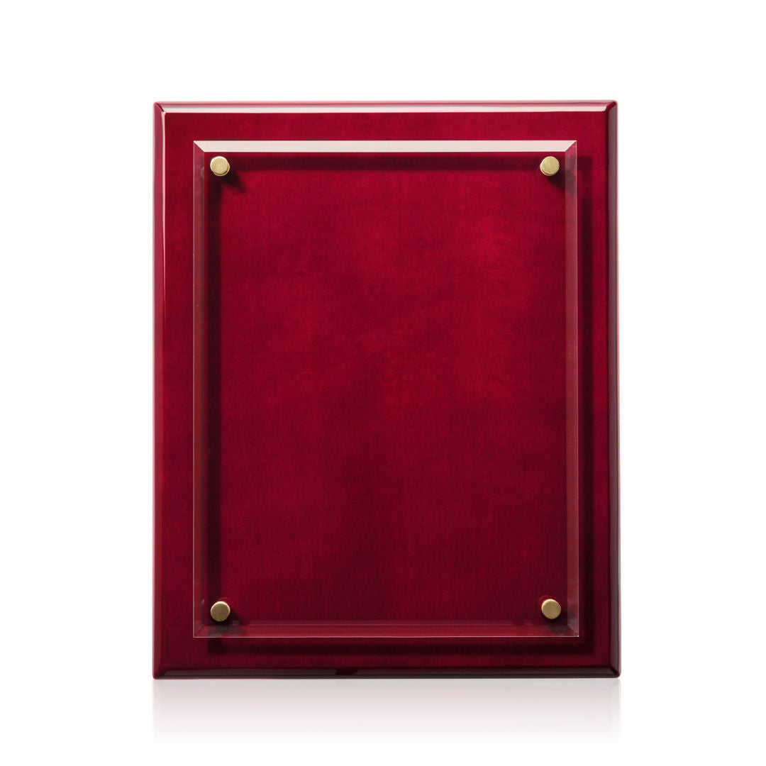 Caledon VividPrint™ Plaque - Rosewood/Gold