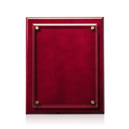 Caledon VividPrint™ Plaque - Rosewood/Gold