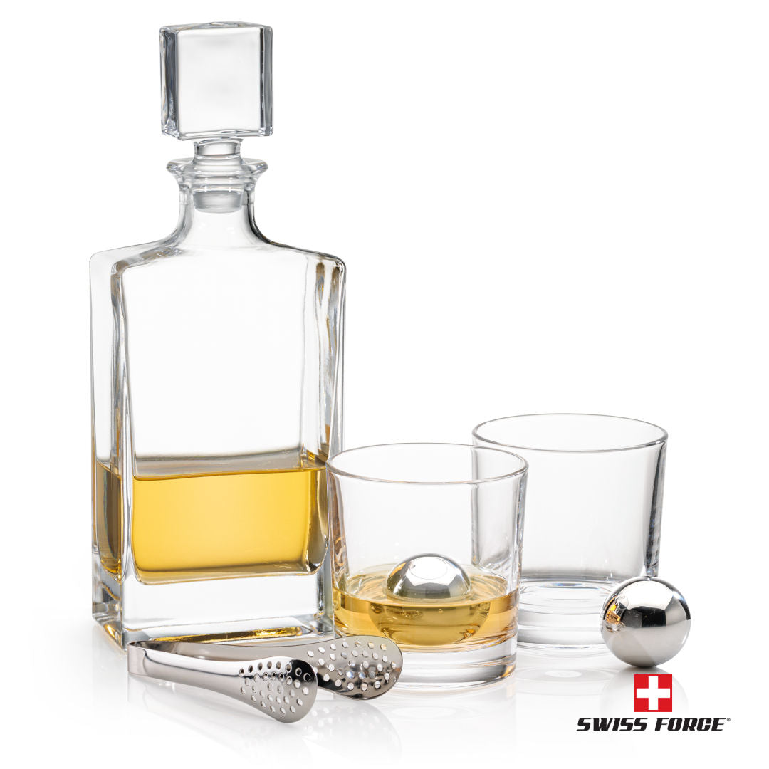 Hallsboro Decanter Set & Ice Balls