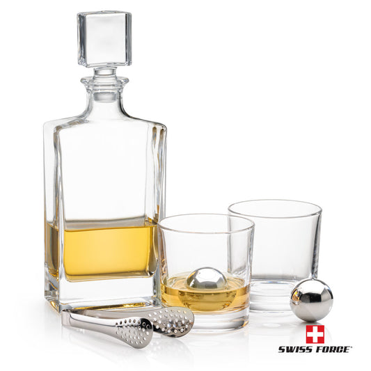 Hallsboro Decanter Set & Ice Balls