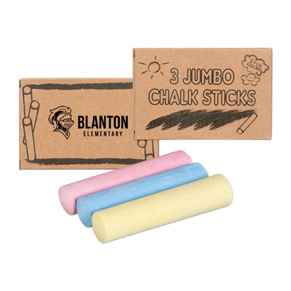 3 Pack Jumbo Sidewalk Chalk