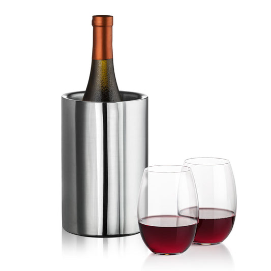 Jacobs Wine Cooler & Carlita Stemless Wine