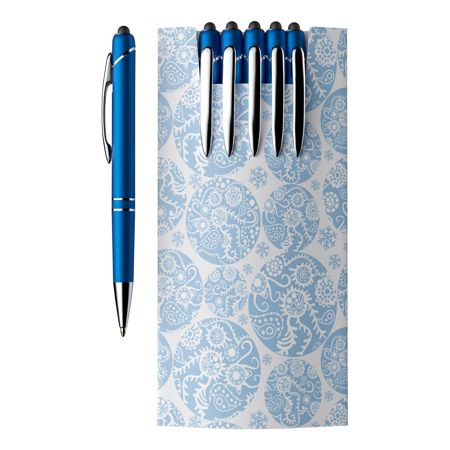 5-piece glacio pen set and custom sleeve