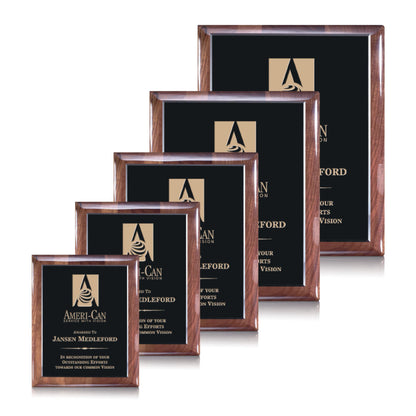 Telford Plaque - Ebony/Walnut