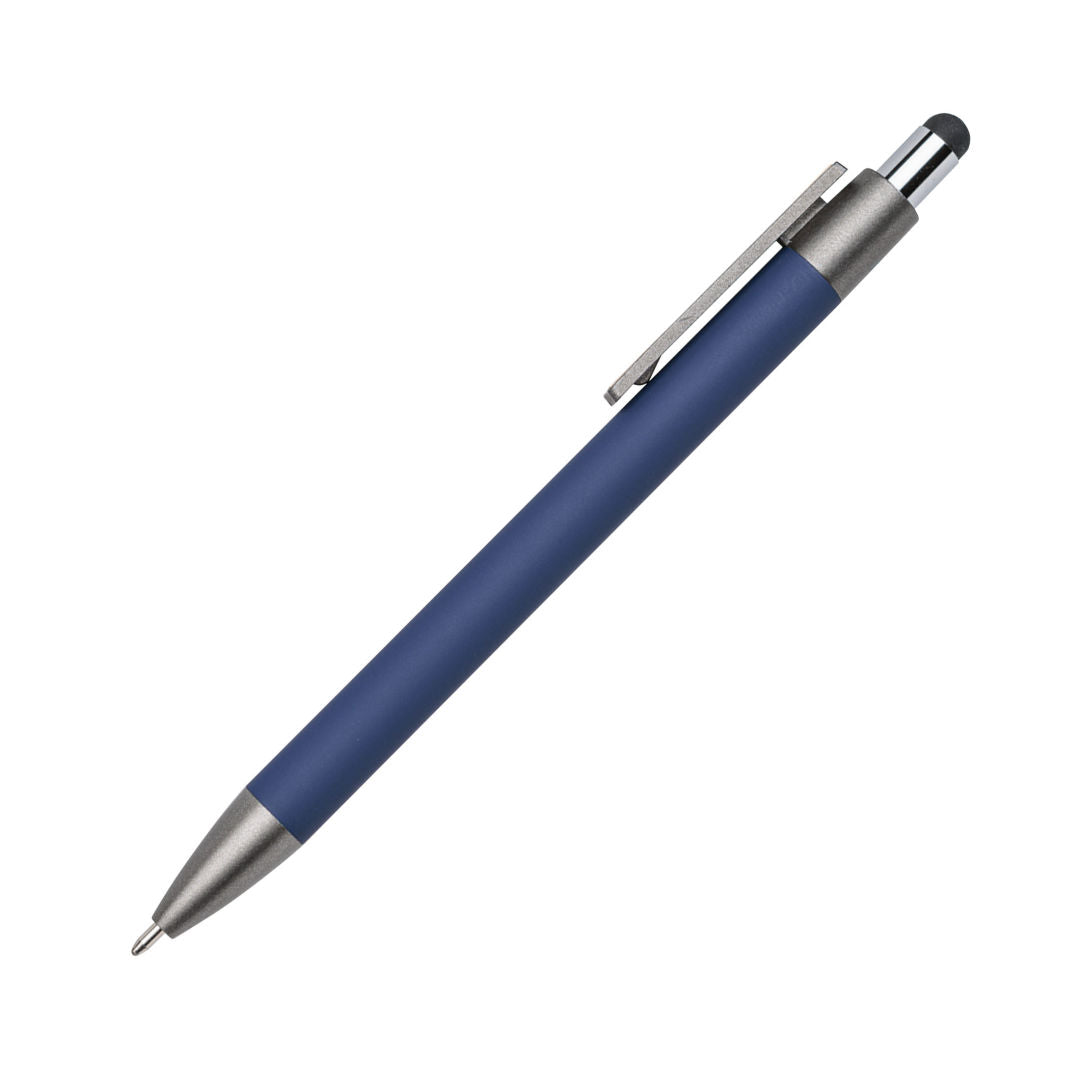 Hughes Metal Pen w/Wood Clip & Black Refill