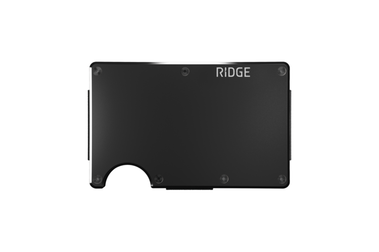 Ridge Black Money Clip