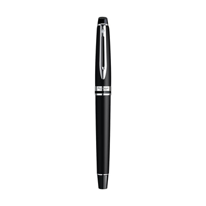 Black - Silver Trim Waterman Expert Rollerball