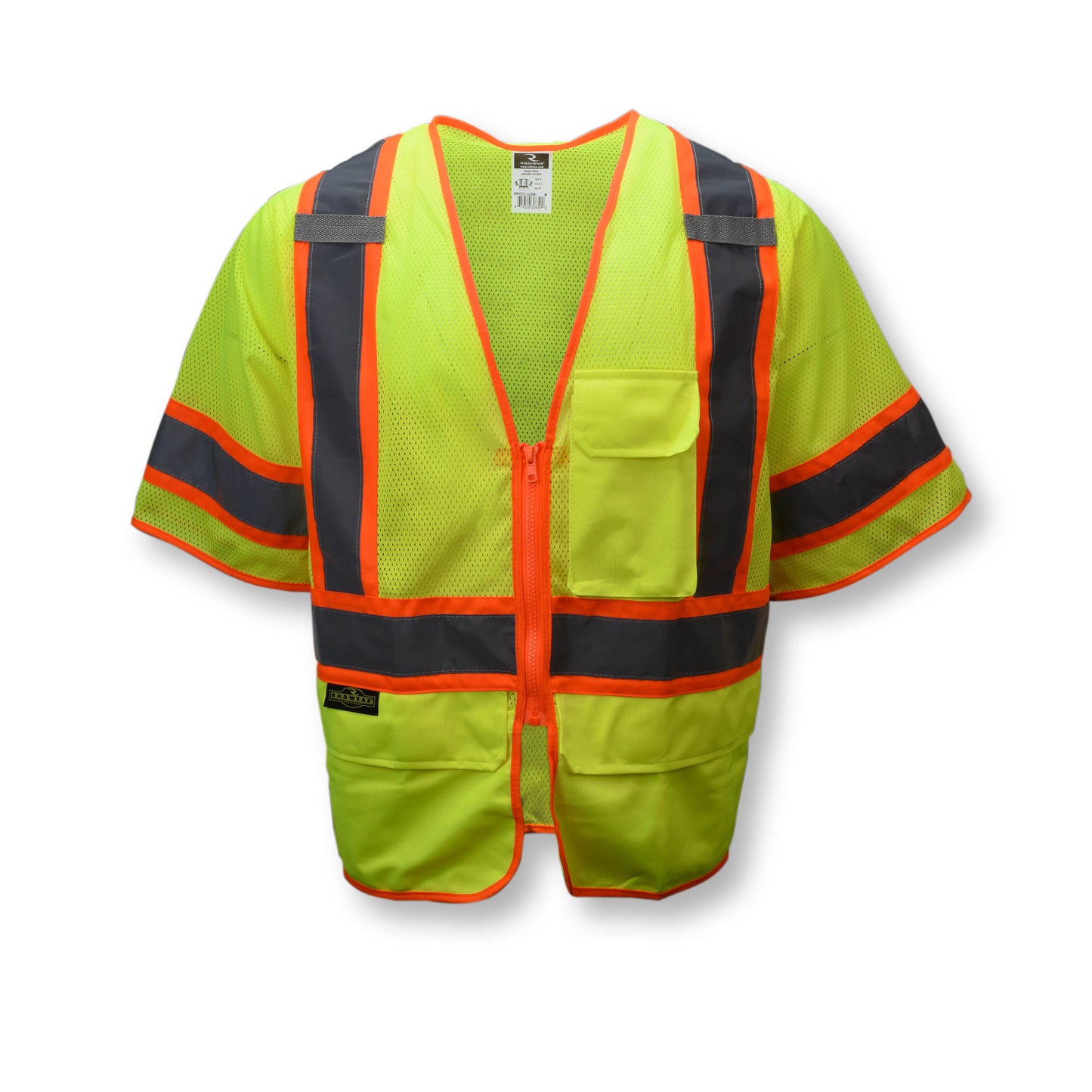 SV272-3 Type R Class 3 Multipurpose Mesh Surveyor Vest - Green - Size 2X