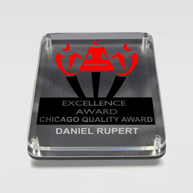 Spirit Floating Awards (5"W x 7"H x 11/18"D) - 4 Color Process