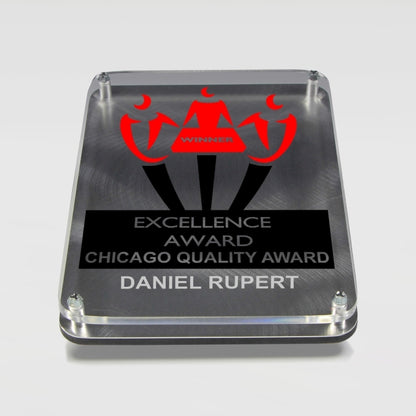 Spirit Floating Awards (5"W x 7"H x 11/18"D) - 4 Color Process