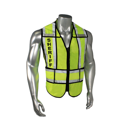 LHV-207-SPT Class 2 Breakaway Vest - Sheriff - Black Trim - Green - Size M-XL