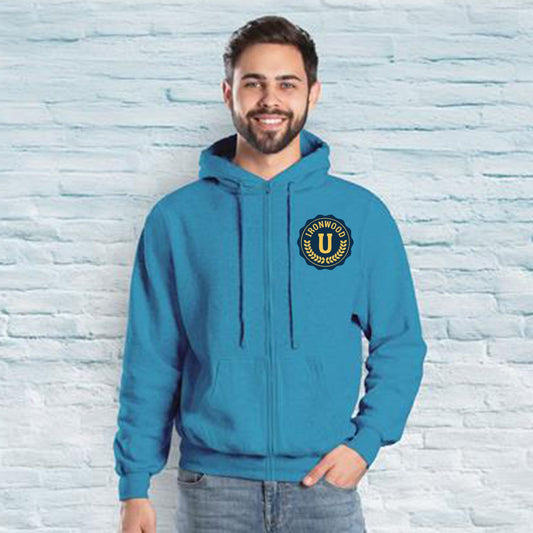 UNISEX FLEECE FULL ZIP HOODIE FULL COLOR
