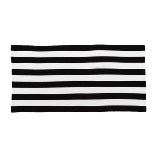 Microfiber Cabana Stripe Beach Towel