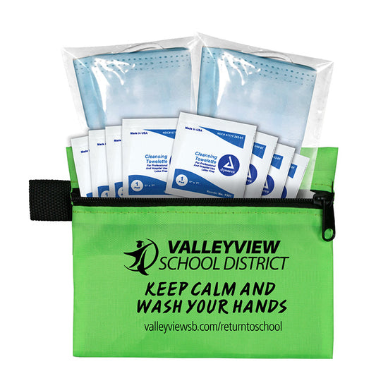 "Titan" Wipe it Down Travel Kit in Zippered Pouch