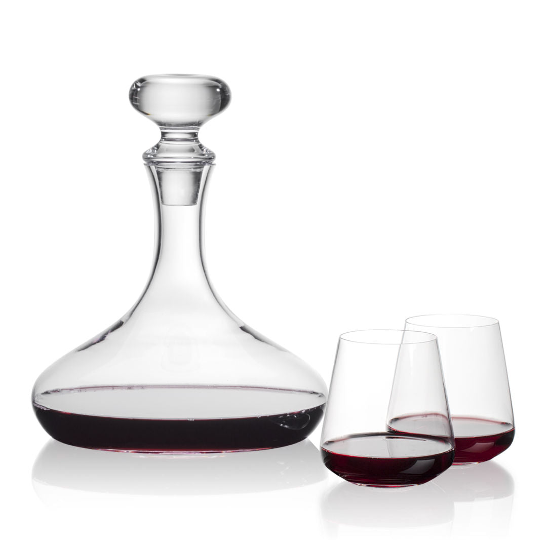 Stratford Decanter & Breckland Stemless Wine