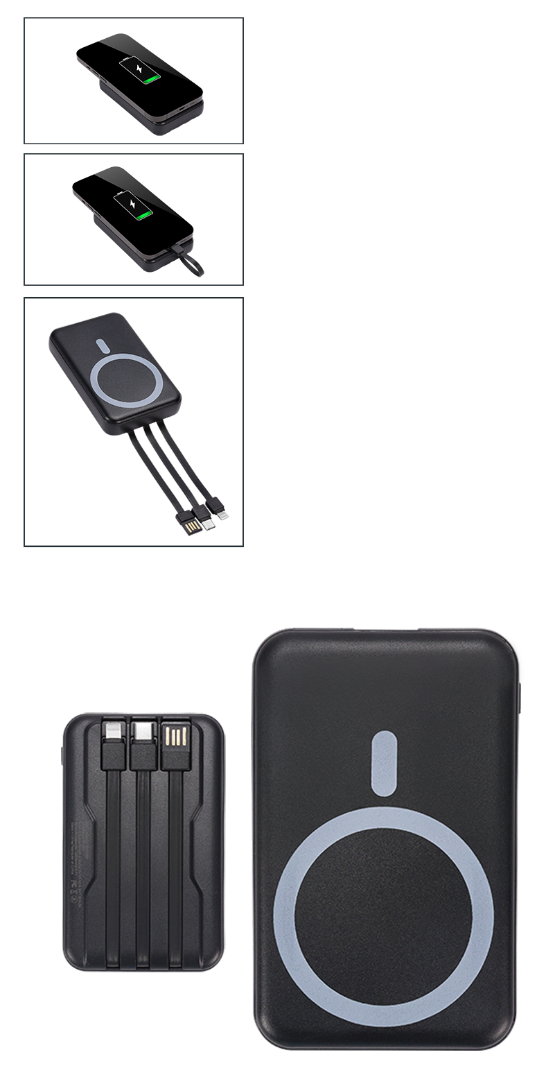 Wireless Charger & Power Bank 10,000 mAh