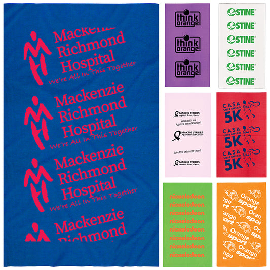 "THE FANDANA™" Full-Size Multi-Functional Gaiter & Headwear – Domestic Production – 9-3/4” W x 17-3/