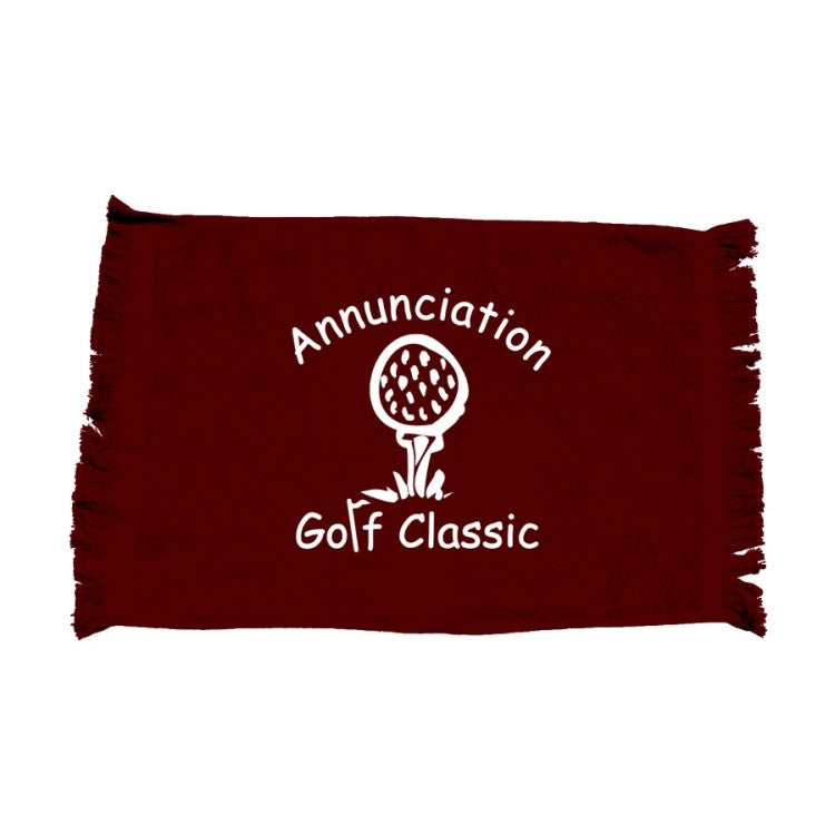 Colored Fringed Fingertip Towel