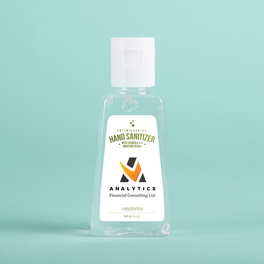 Hand Sanitizer Gel: 1 oz Triangle Bottle