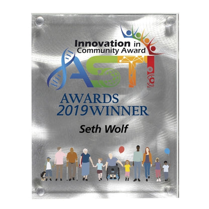 Alumo-Tech II Plaque (8" x 10" x 1") - 4 Color Process