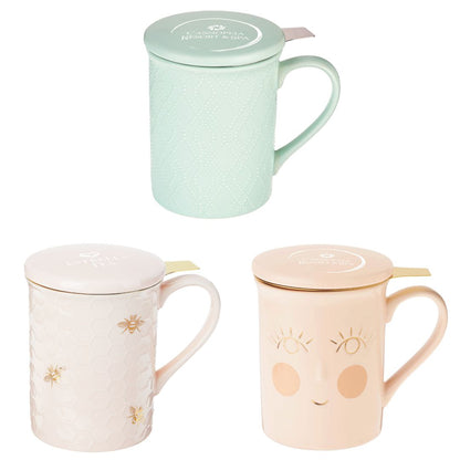 Pinky Up® Annette™ Ceramic Tea Infuser Mug
