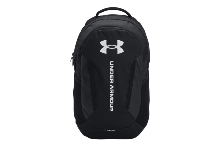 Under Armour Hustle 6.0 Backpack - Black/Black/White