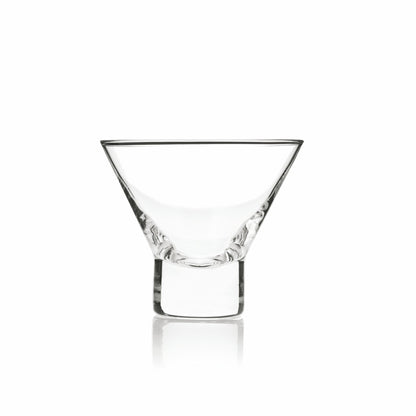 Viski® Raye Heavy Base Crystal Martini Glass