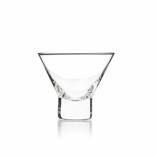 Viski® Raye Heavy Base Crystal Martini Glass