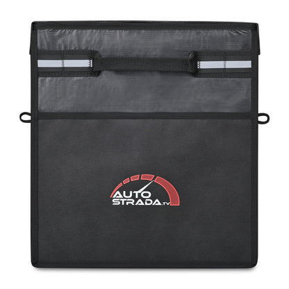 Black Structure Cargo Organizer with Lid