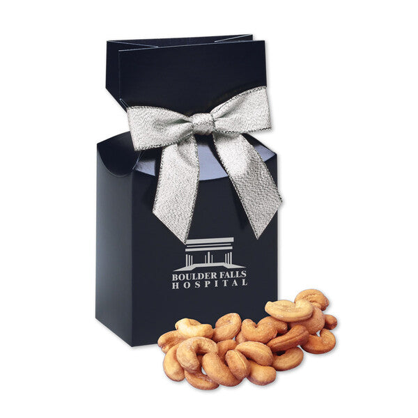 Extra Fancy Cashews in Navy Premium Delights Gift Box