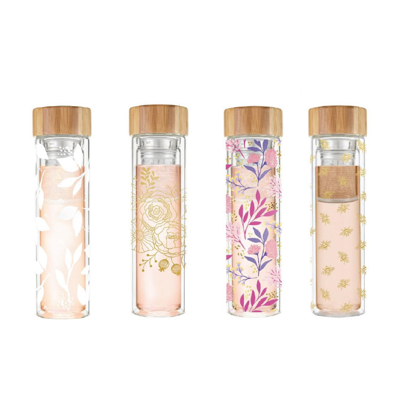Pinky Up® Blair™ Glass Travel Tea Mug