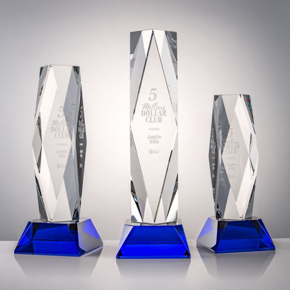 President Award on Base - Blue