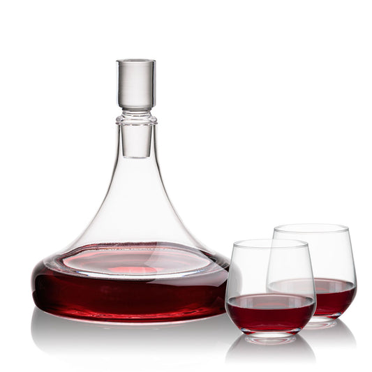 Ashby Decanter & Garland Stemless Wine