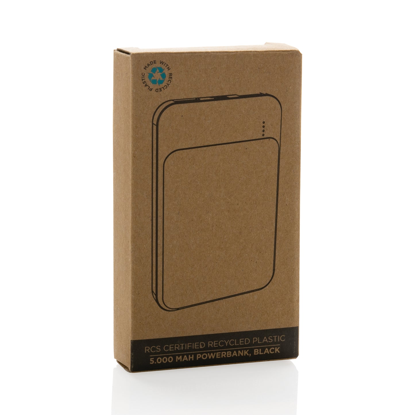 Recycled Plastic 5.000 mAh Powerbank