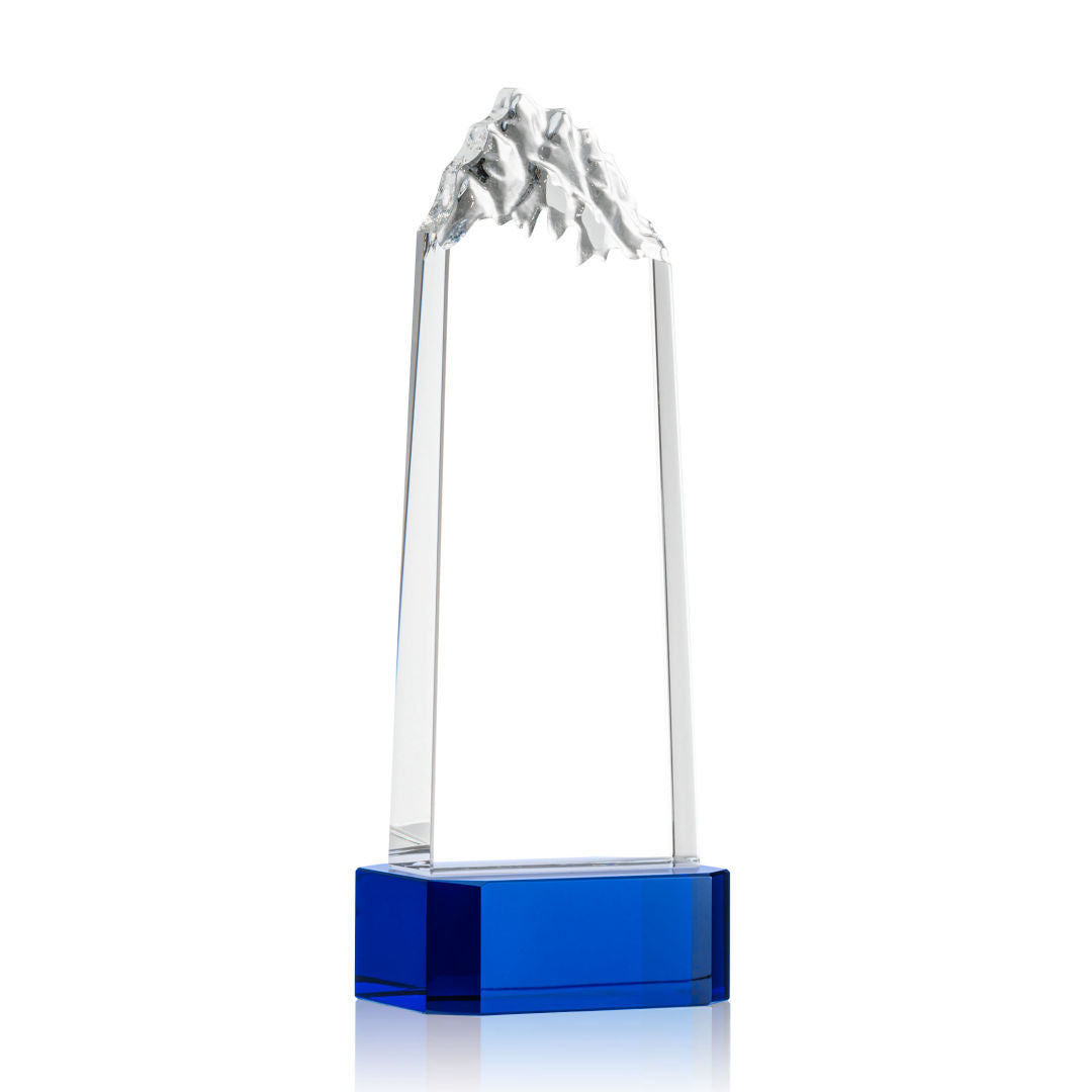 Himalayas VividPrint™ Award on Base - Blue
