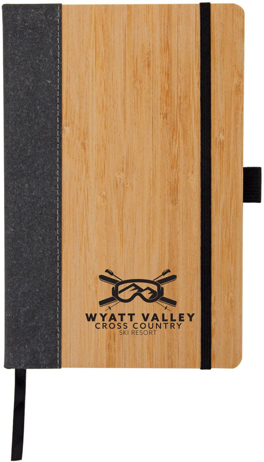 SARATOGA HORIZON BAMBOO & LEATHER JOURNAL