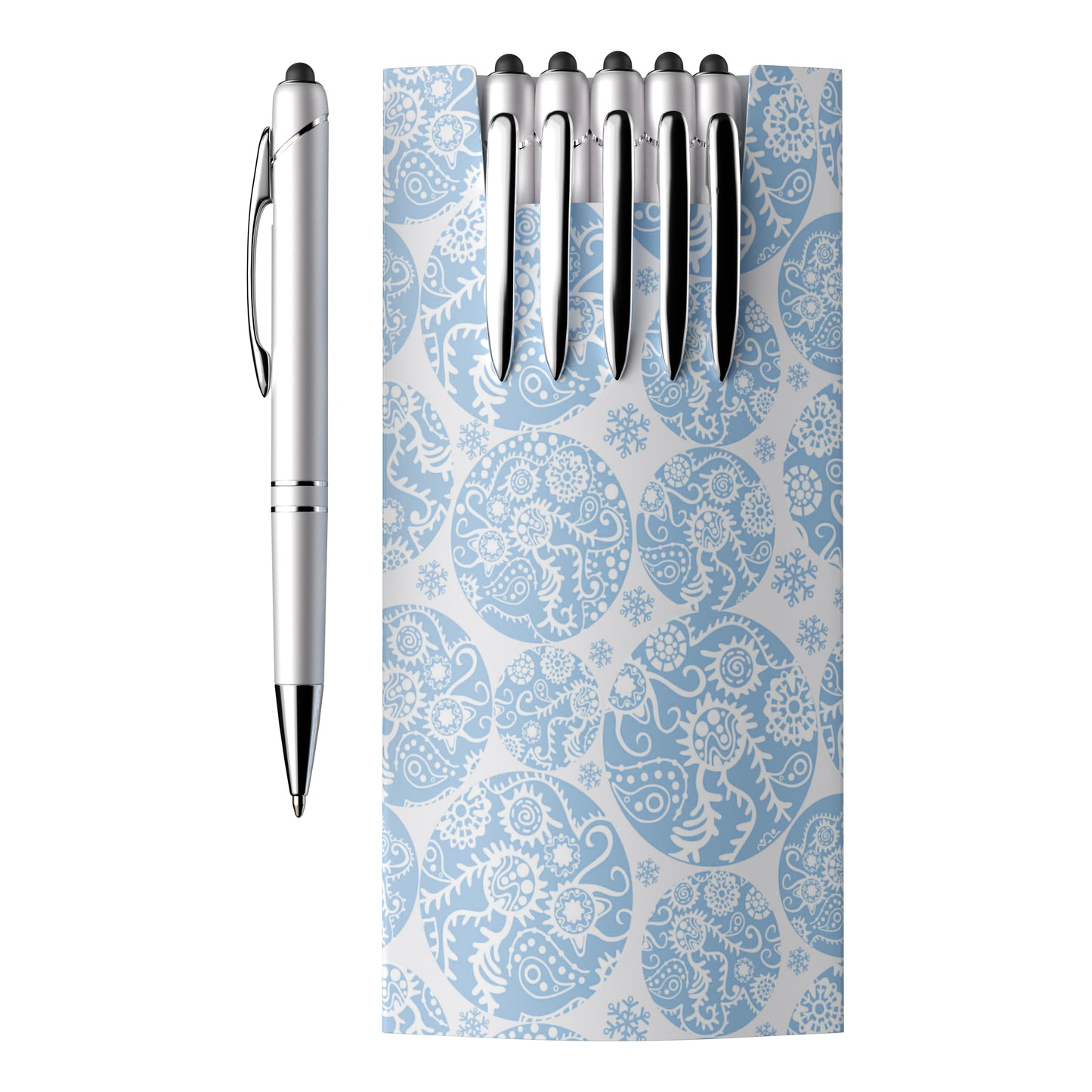 5-piece glacio pen set and custom sleeve