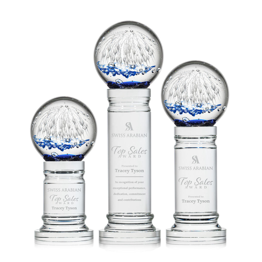 Starburst Award on Colverstone Base - Clear