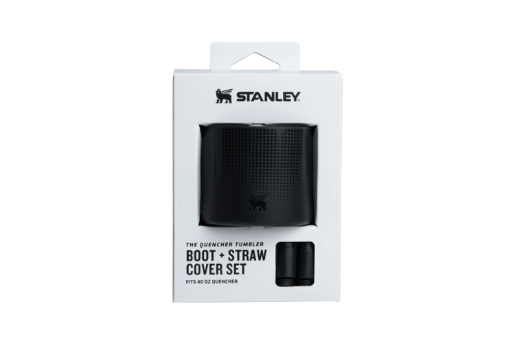 Stanley Quencher 40oz Boot and Straw Cover Set - Black
