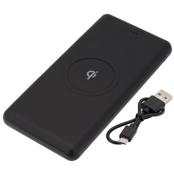 UL Certified Qi Ring Wireless Charger & Power Bank